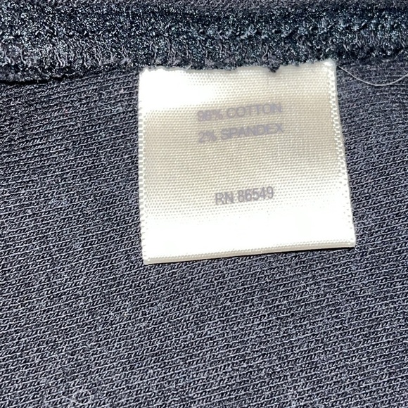 Tommy Bahama black quarter zip cotton blend pullover size Large - Picture 8 of 8